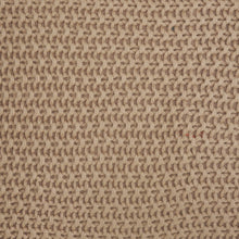 20" X 20" Taupe And Brown 100% Cotton Zippered Pillow