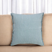 20" X 20" Jet Black 100% Cotton Zippered Pillow