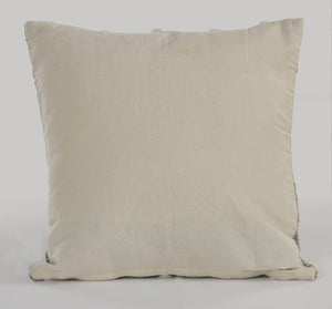 18" X 18" Black And Grey 100% Cotton Striped Zippered Pillow