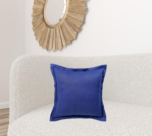 20" X 20" Gray And Yellow Linen Zippered Pillow