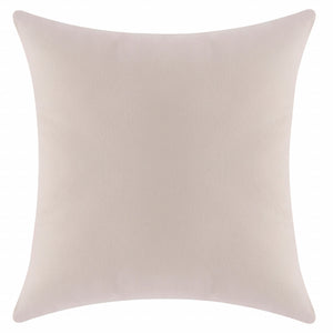 20" X 20" Orange 100% Cotton Geometric Zippered Pillow