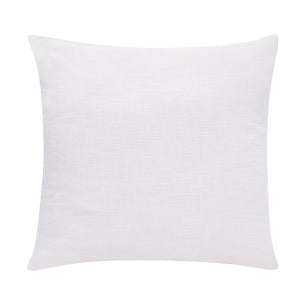 20" X 20" Yellow Purple Off-White And Coral 100% Cotton Abstract Zippered Pillow