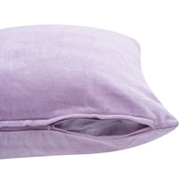 20" X 20" Dark Blue 100% Cotton Zippered Pillow