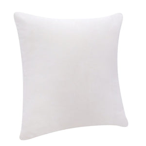 20" X 20" Dark Blue 100% Cotton Zippered Pillow