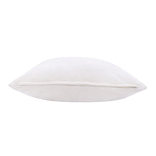 20" X 20" Dark Blue 100% Cotton Zippered Pillow