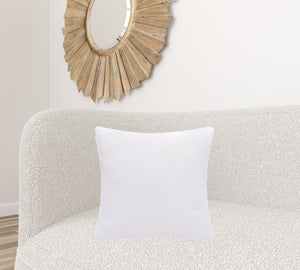 20" Black and White Throw Pillow