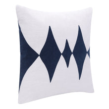 20" Black and White Throw Pillow