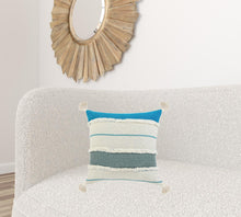 20" Turquoise Throw Pillow