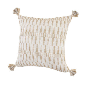 20" Ivory Throw Pillow