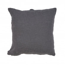 18" X 18" Taupe And Brown 100% Cotton Geometric Zippered Pillow