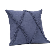 18" X 18" Taupe And Brown 100% Cotton Geometric Zippered Pillow