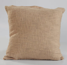 18" X 18" Taupe And Brown 100% Cotton Geometric Zippered Pillow