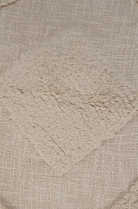 20" X 20" Birch 100% Cotton Geometric Zippered Pillow