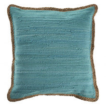 20" Beige and Green Throw Pillow