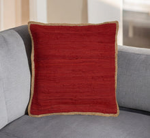 20" Turquoise And Tan Cotton Color Block Throw Pillow