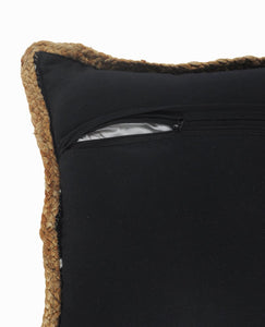 14" X 36" Blue and Beige Lumbar Throw Pillow