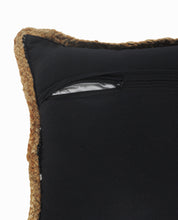 14" X 36" Blue and Beige Lumbar Throw Pillow