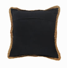 14" X 36" Blue and Beige Lumbar Throw Pillow