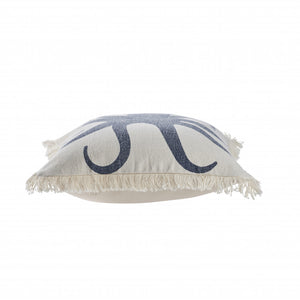 18" Cream Throw Pillow