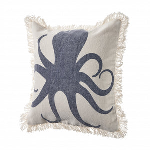 18" Cream Throw Pillow
