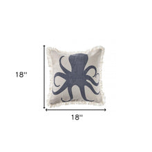 18" Cream Throw Pillow