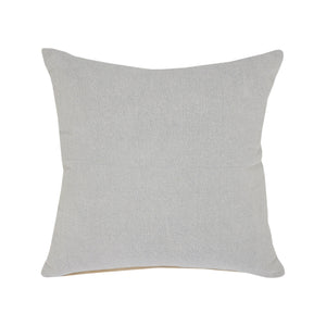 14" X 36" Light Gray Cotton Throw Pillow
