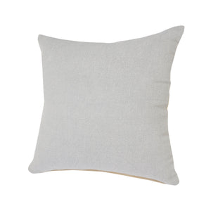 14" X 36" Light Gray Cotton Throw Pillow