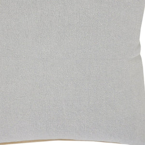 20" X 20" Classic Blue 100% Cotton Zippered Pillow