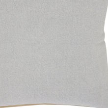 14" X 36" Light Gray Cotton Throw Pillow
