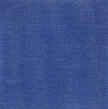 20" X 20" Classic Blue 100% Cotton Zippered Pillow