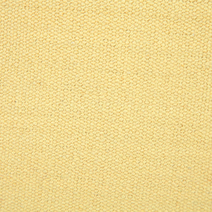 20" X 20" Light Yellow 100% Cotton Zippered Pillow