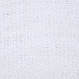 20" X 20" White 100% Cotton Zippered Pillow