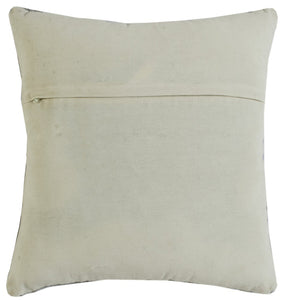 20" X 20" Gray Black Yellow And Ivory 100% Cotton Geometric Zippered Pillow