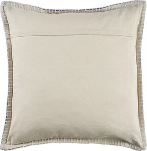 24" Blue Throw Pillow