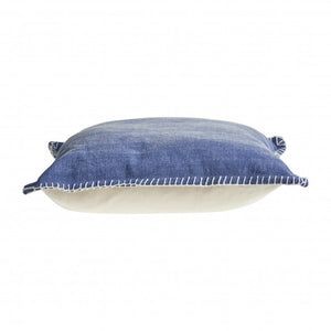 24" Blue Throw Pillow