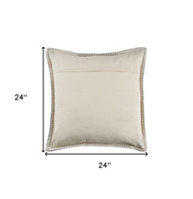 24" Blue Throw Pillow