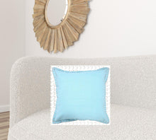 20" Black Cotton Throw Pillow