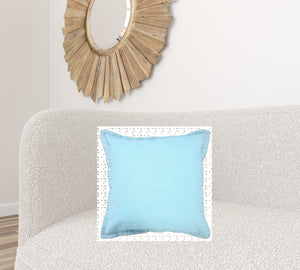 20" Black Cotton Throw Pillow