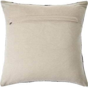 20" Gray and Brown Throw Pillow