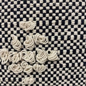 14" X 36" Gray And Taupe Cotton Geometric Throw Pillow