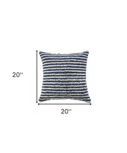 14" X 36" Purple and Cream Throw Pillow