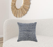 14" X 36" Purple and Cream Throw Pillow