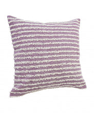 14" X 36" Purple and Cream Throw Pillow