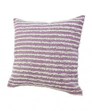 14" X 36" Purple and Cream Throw Pillow