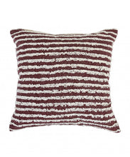 14" X 36" Purple and Cream Throw Pillow