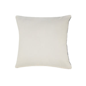 20" X 20" Yellow And White 100% Cotton Zippered Pillow