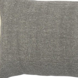 14" X 36" Orange And Tan 100% Cotton Zippered Pillow