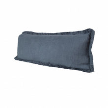 14" X 36" Jet Black 100% Cotton Zippered Pillow