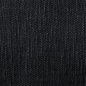 14" X 36" Jet Black 100% Cotton Zippered Pillow
