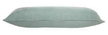 14" X 36" Silver Fabric Throw Pillow